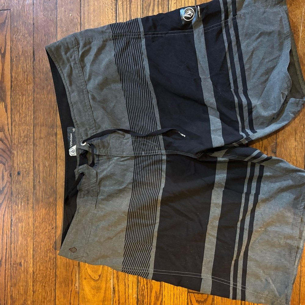 Volcom men's striped board shorts